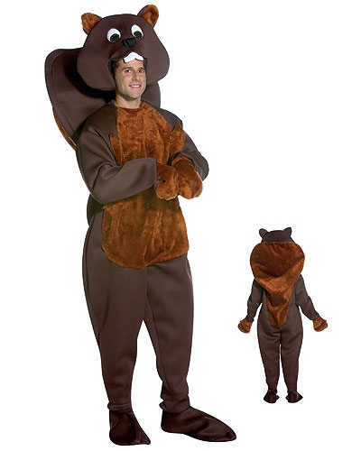 Nice Beaver Adult Costume - Click Image to Close
