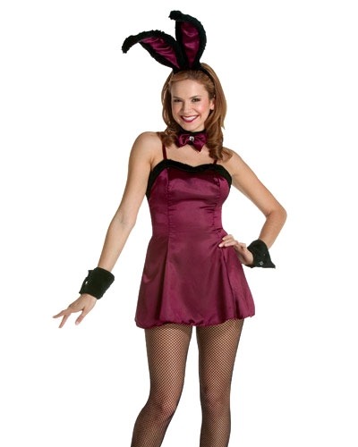Cocktail Hunny Burgundy Bunny Costume - Click Image to Close