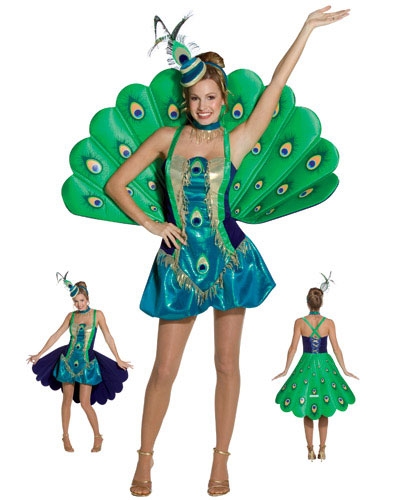 Peacock Adult Costume - Click Image to Close