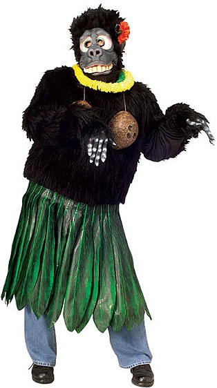 Aloha Gorilla Adult Costume - Click Image to Close