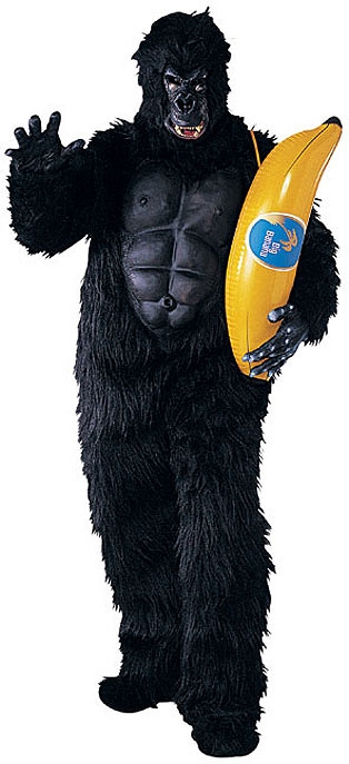 Adult Gorilla with Muscle Chest Costume - Click Image to Close