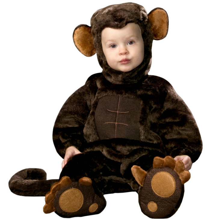 Animal Planet Collector's Edition Monkey Infant Costume - Click Image to Close