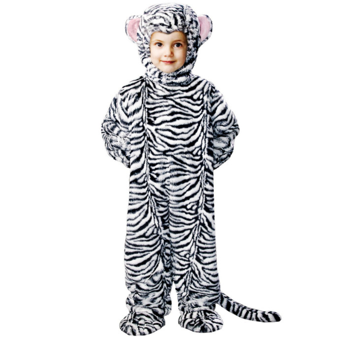 Animal Planet Collector's Edition White Tiger Cub Toddler Costum - Click Image to Close