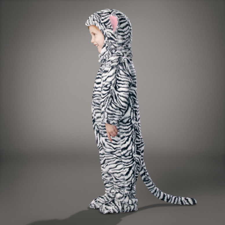 Animal Planet Collector's Edition White Tiger Cub Toddler Costum - Click Image to Close