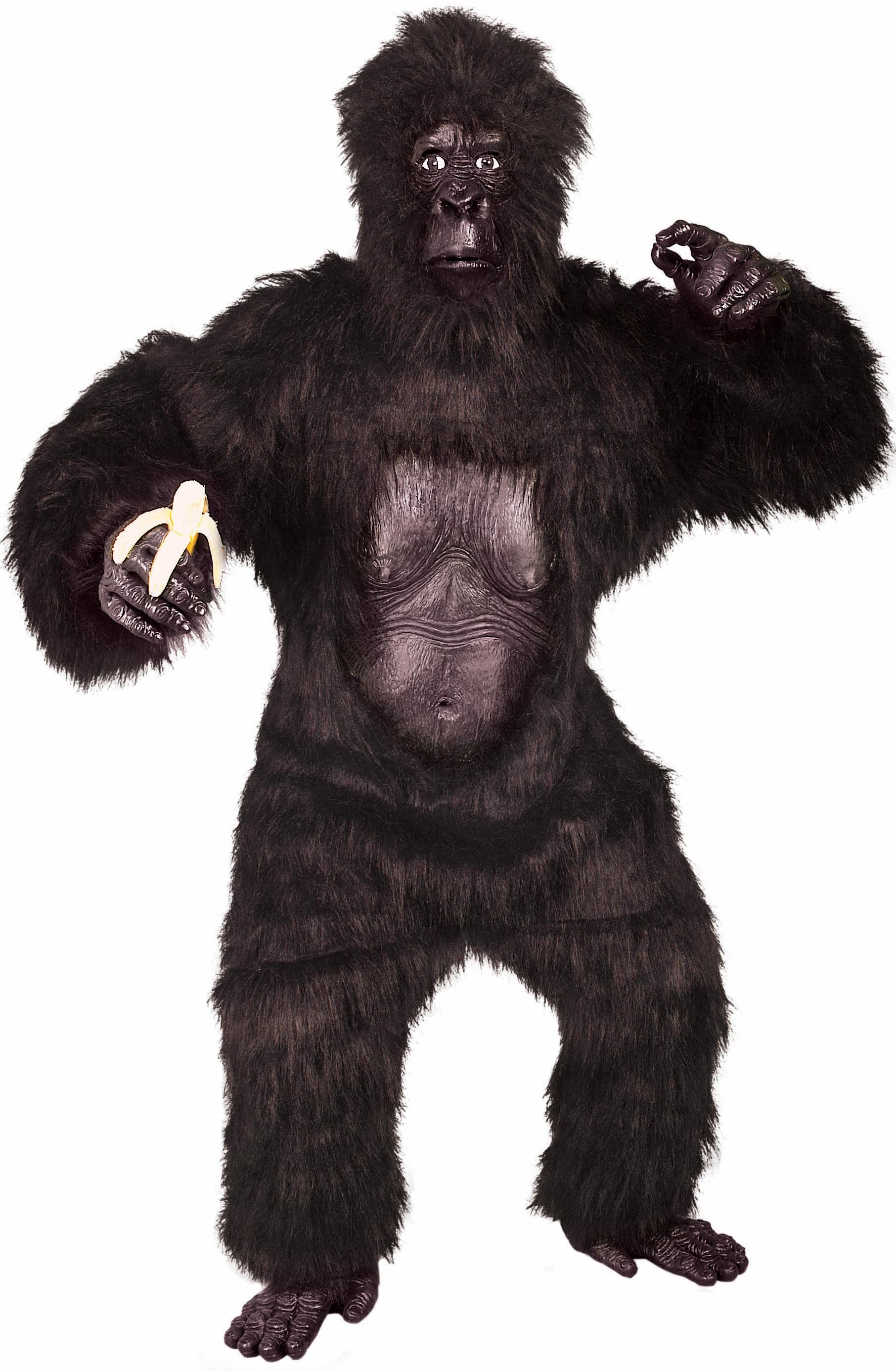 Gorilla with Chest Deluxe Adult Costume