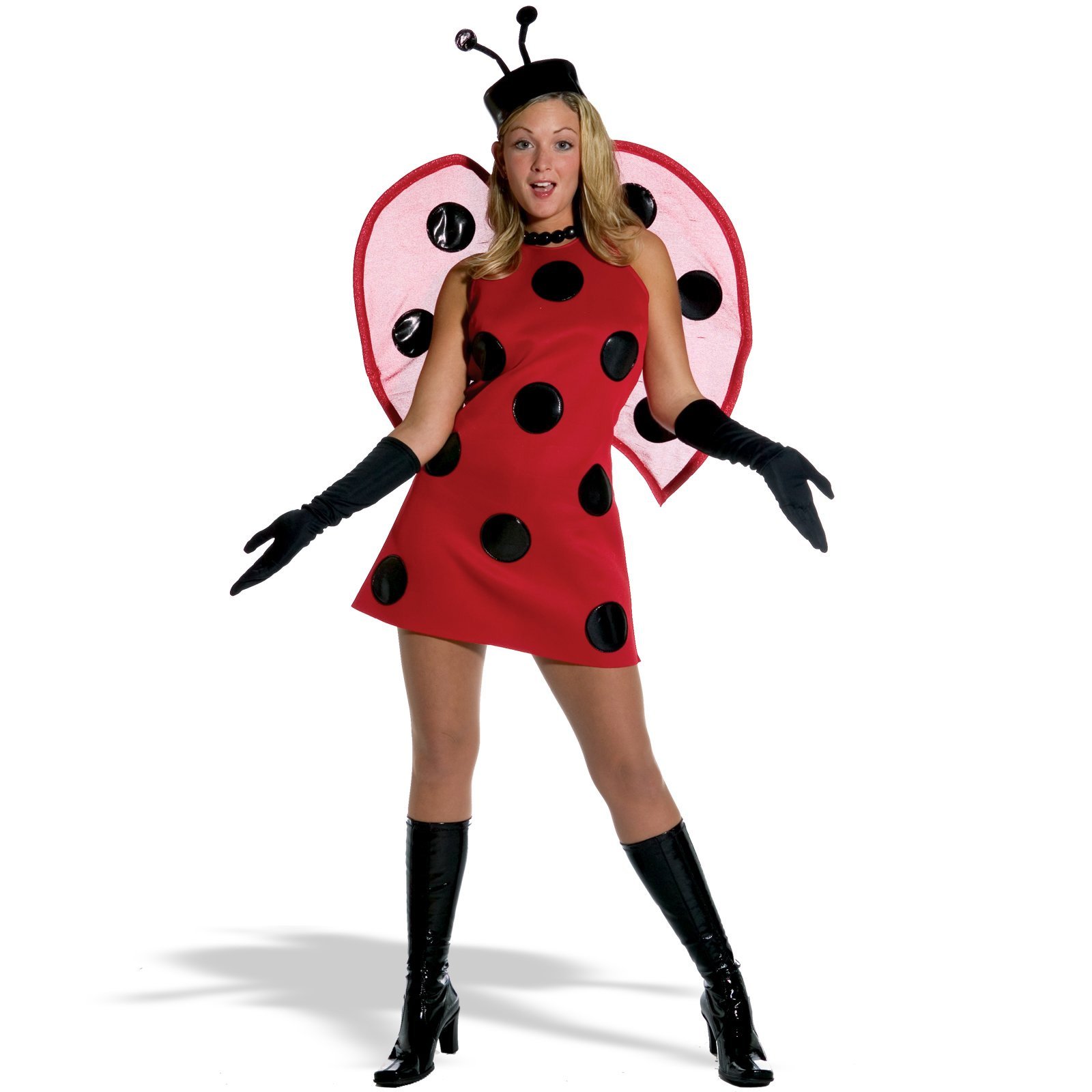 Lady Bug Deluxe Adult Costume - Click Image to Close