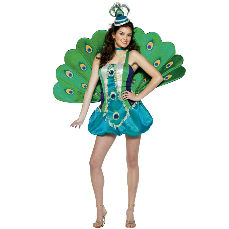 Peacock Gal Teen Costume