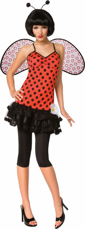 Lady Bug Adult Costume - Click Image to Close