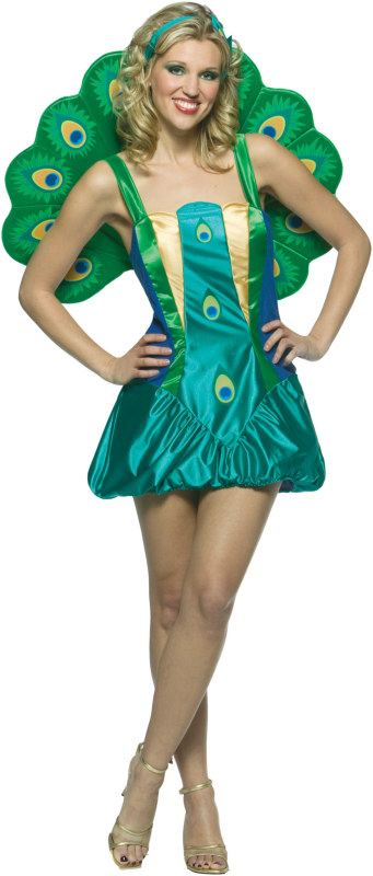 Peacock Adult Costume - Click Image to Close