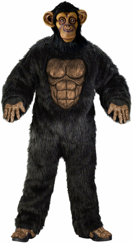 Complete Chimpanzee Adult Costume - Click Image to Close