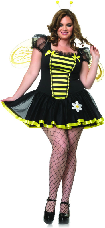 Daisy Bee Adult Plus Costume - Click Image to Close