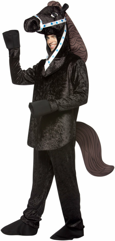 Black Stallion Adult Circus Costume - Click Image to Close