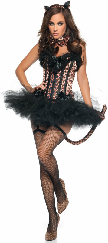 Leopard Carousel Adult Costume - Click Image to Close