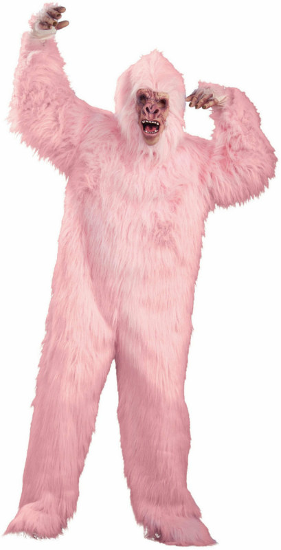 Pink Gorilla Adult Costume - Click Image to Close