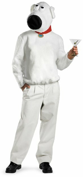 Family Guy - Brian (Plush) Adult Costume