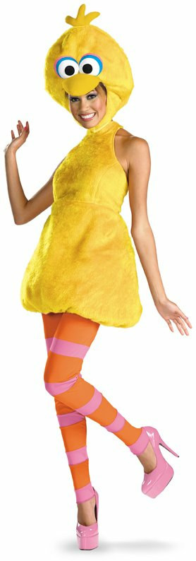 Sesame Street - Big Bird Female Adult Costume - Click Image to Close