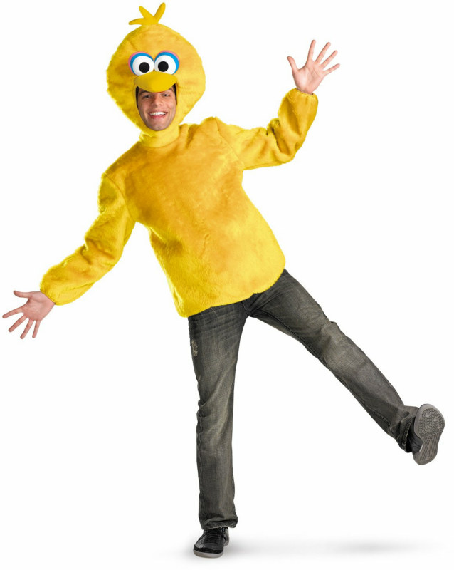 Sesame Street - Big Bird Male Adult Costume - Click Image to Close