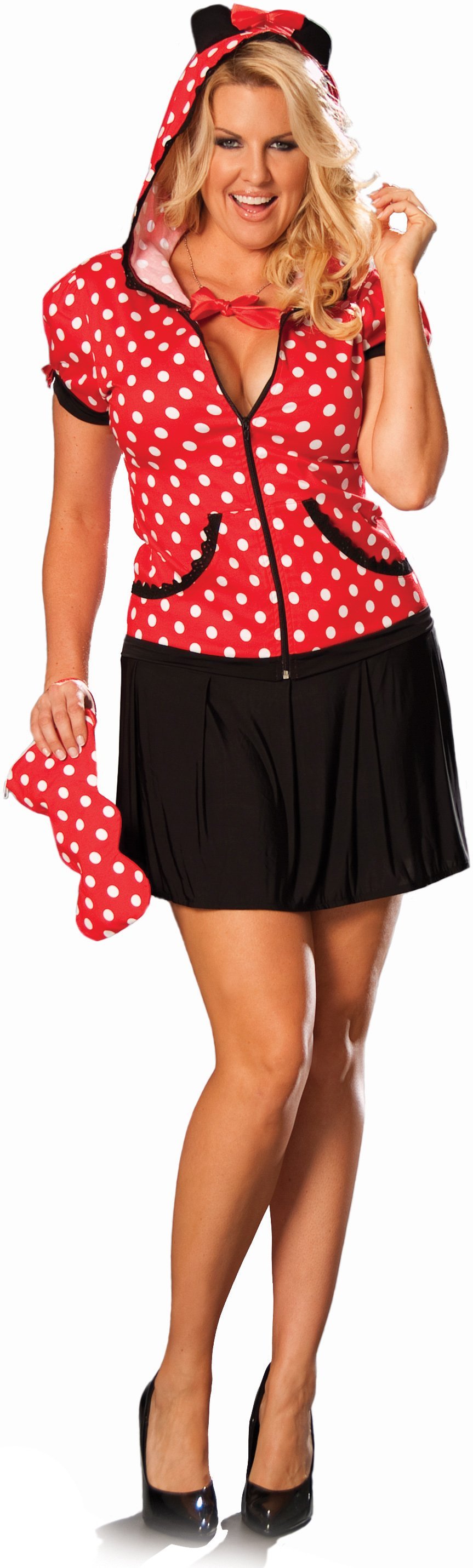 Miss Mouse Plus Adult Costume - Click Image to Close