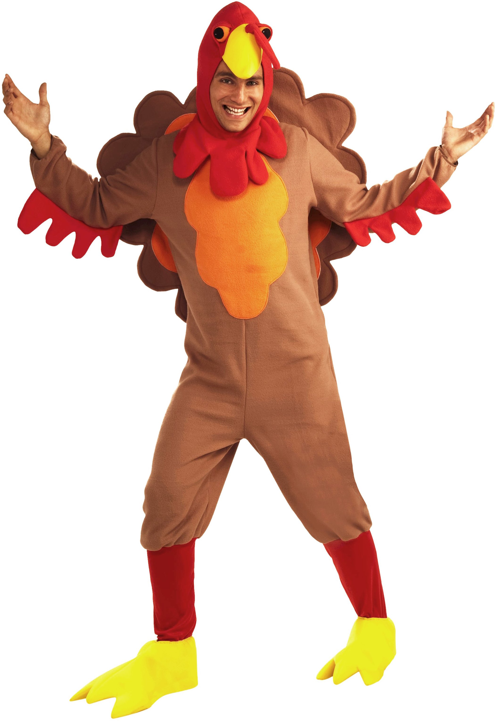 Johnny-O Turkey Adult Costume - Click Image to Close