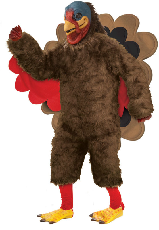 Tom the Turkey Adult Costume - Click Image to Close