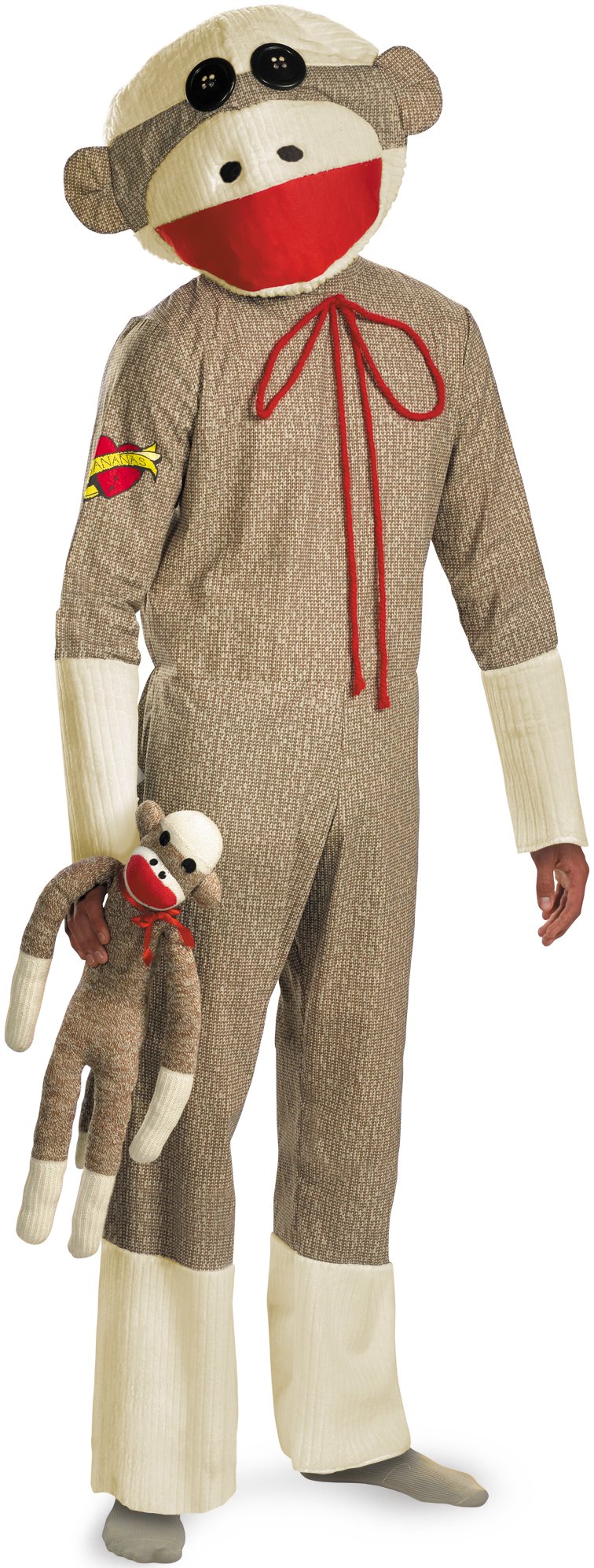 Sock Monkey Adult Costume