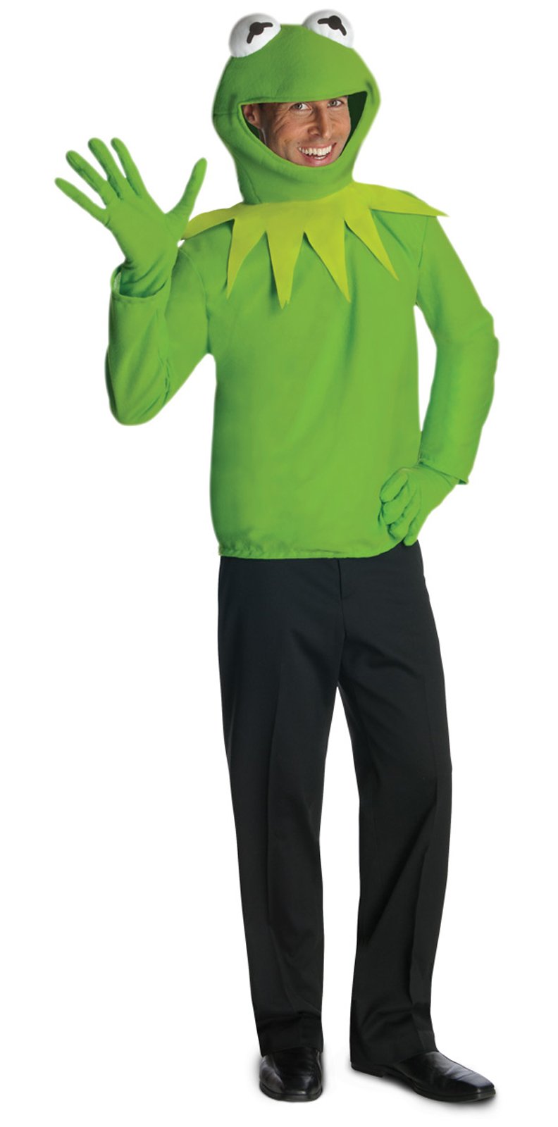 The Muppets - Kermit Adult Costume Kit - Click Image to Close