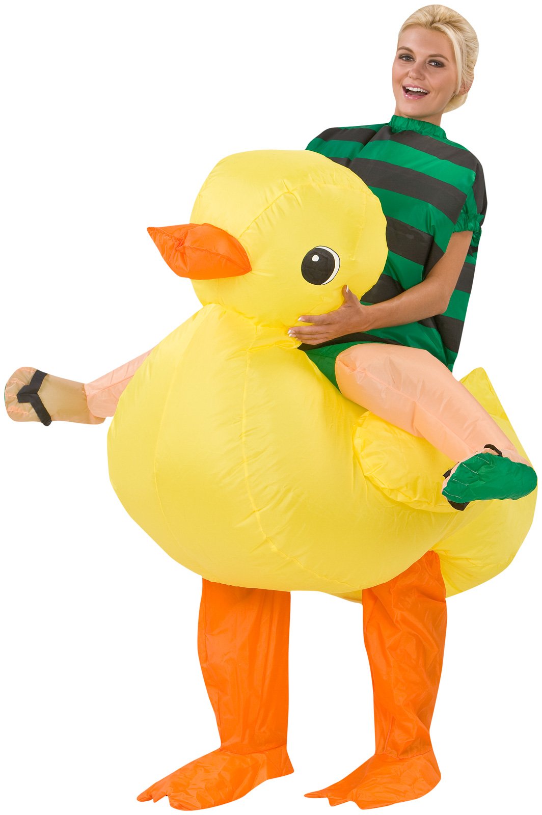Rubber Duck Rider Inflatable Adult Costume