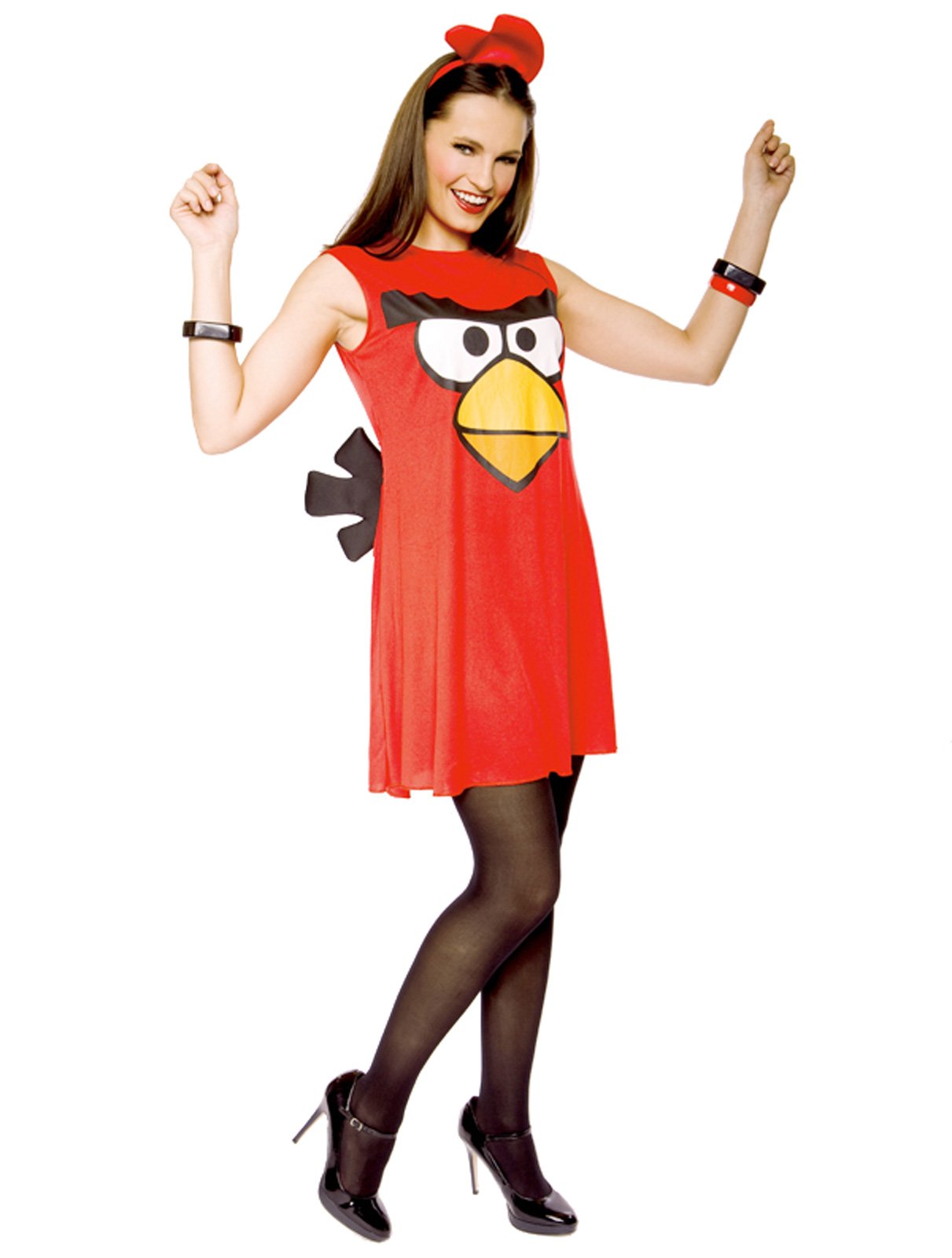 Angry Birds Sassy Red Bird Adult Costume - Click Image to Close