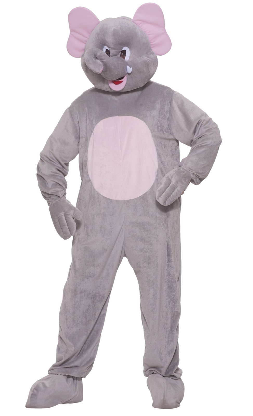 Elephant Plush Adult Costume - Click Image to Close