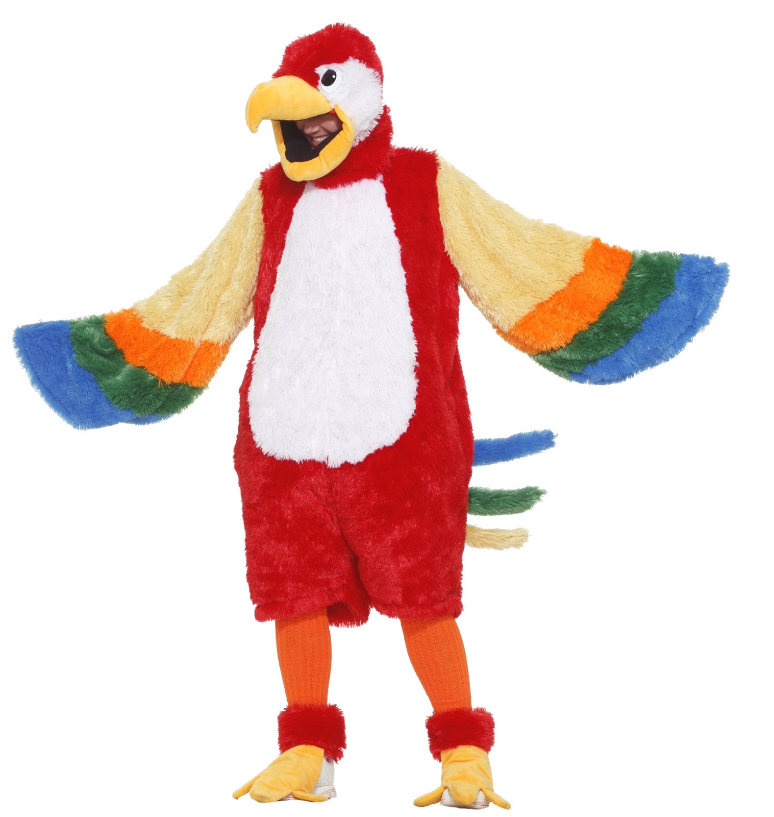 Macaw Parrot Adult Costume - Click Image to Close