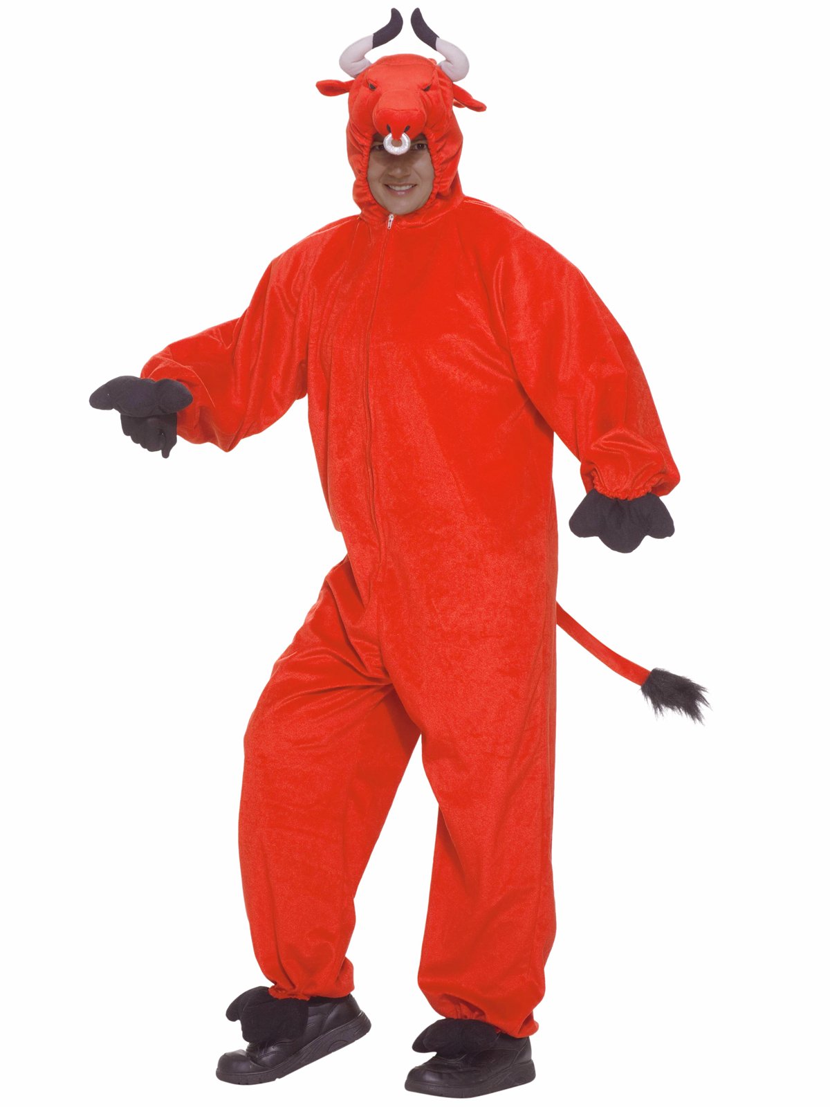 Crimson Bull Adult Costume - Click Image to Close