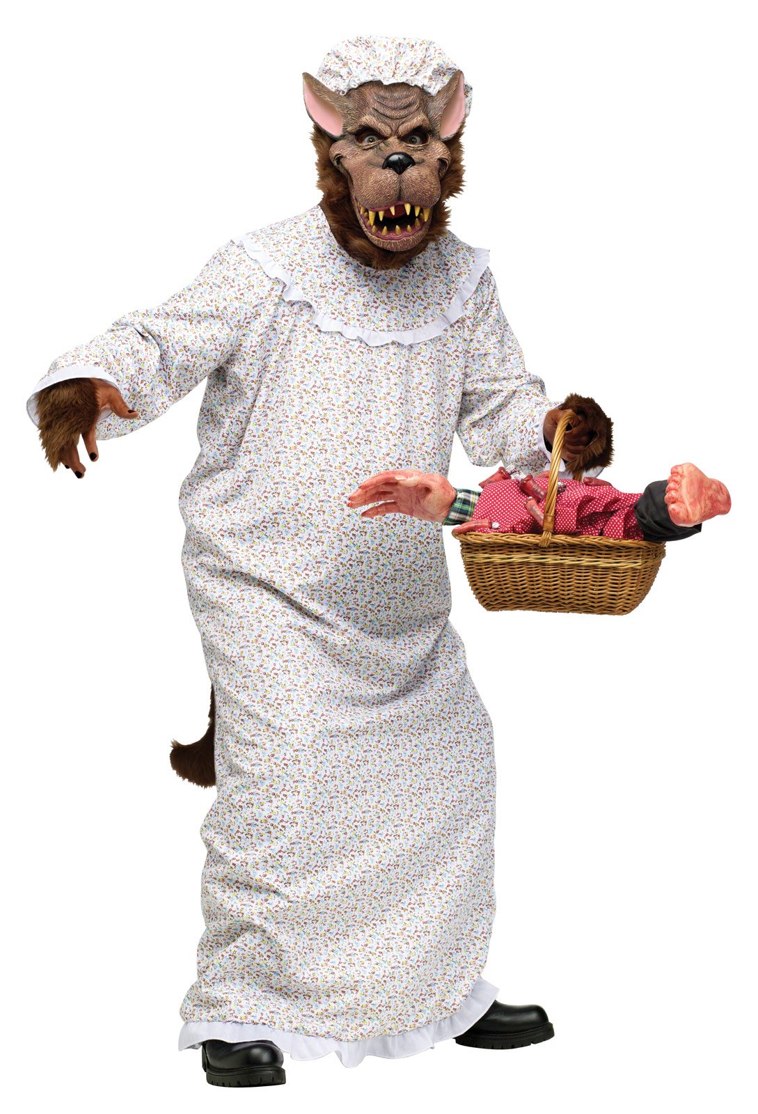 Big Bad Granny Wolf Adult Costume - Click Image to Close