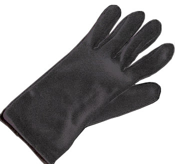 Adult Black Costume Gloves - Click Image to Close