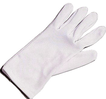 Adult White Costume Gloves - Click Image to Close