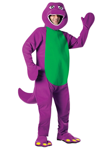 Adult Barney Costume - Click Image to Close