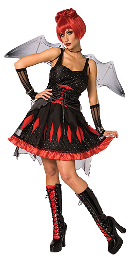 Sexy Gothic Bat Costume - Click Image to Close