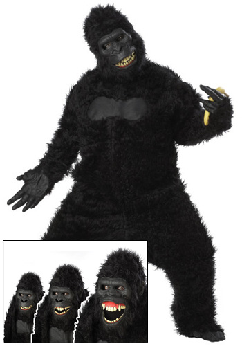 Adult Goin Ape Gorilla Costume - Click Image to Close