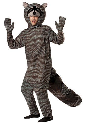 Adult Raccoon Costume - Click Image to Close