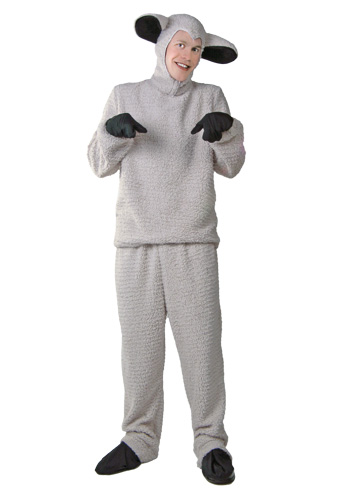 Adult Sheep Costume - Click Image to Close