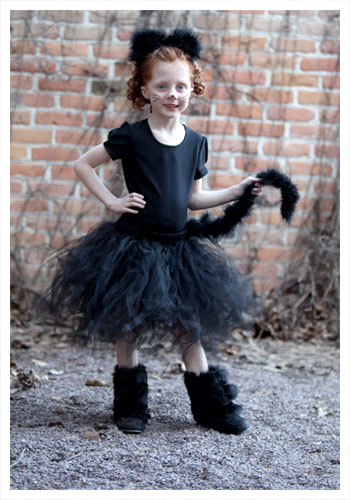 Child Tutu Black Cat Costume - Click Image to Close