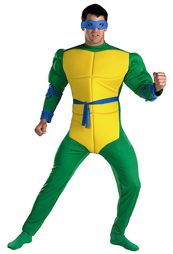 Adult TMNT Leonardo Costume - Click Image to Close