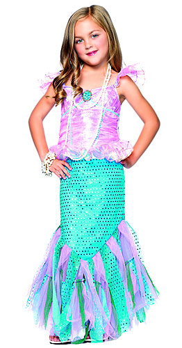 X-Small Girls Mermaid Costume - Click Image to Close