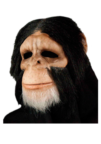 Scary Chimpanzee Mask - Click Image to Close