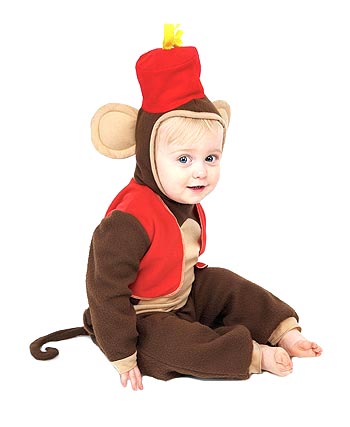 Infant Monkey Costume - Click Image to Close