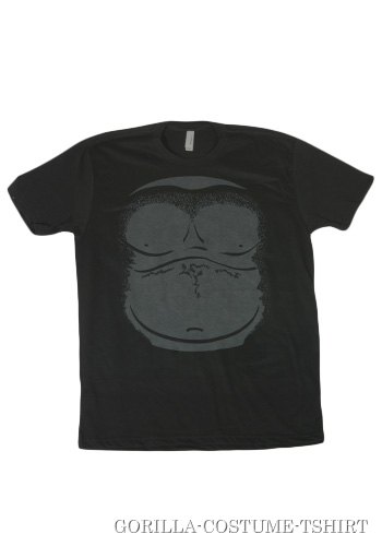 Mens Gorilla Costume T-Shirt - Click Image to Close