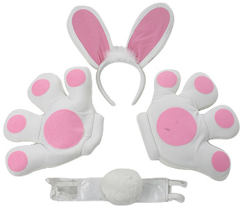 Jumbo White Bunny Kit - Click Image to Close
