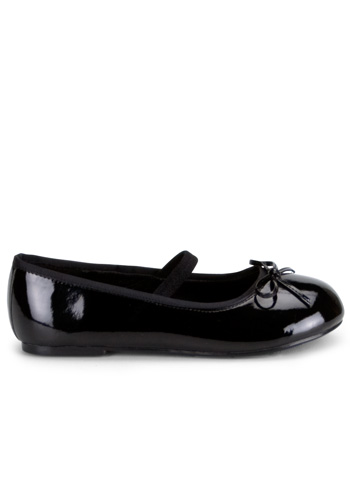 Girls Black Patent Shoes - Click Image to Close