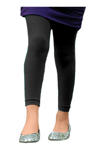 Kids Black Footless Tights - Click Image to Close