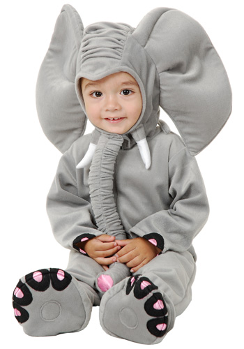 Little Grey Elephant Costume