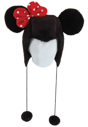 Minnie Mouse Hoodie Hat - Click Image to Close